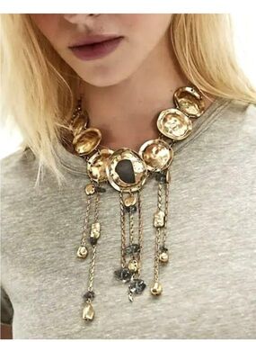 Free people necklace gold